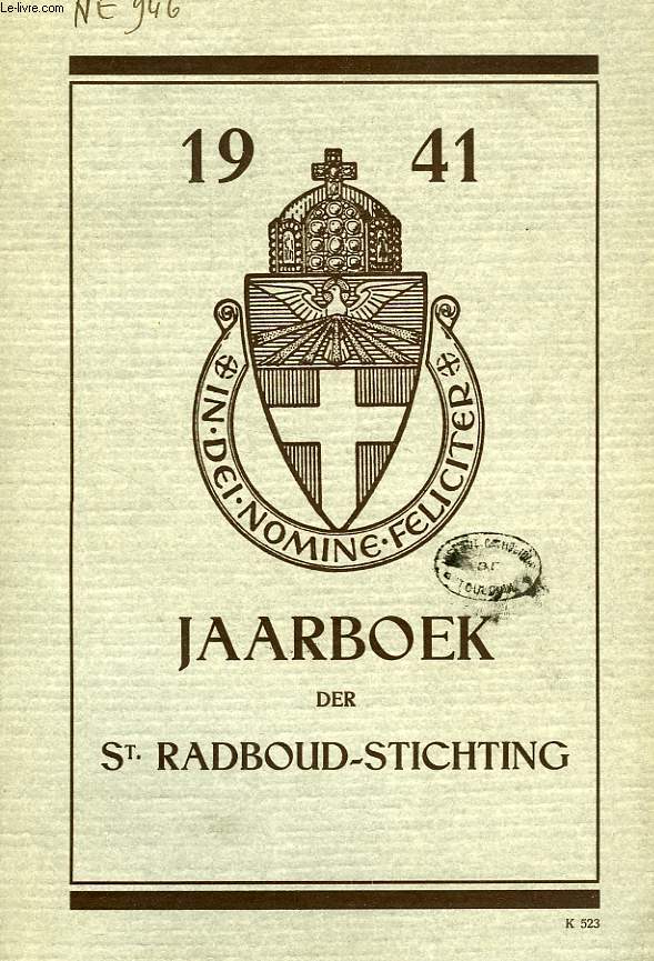 JAARBOEK DER SINT RADBOUD-STICHTING, 1941