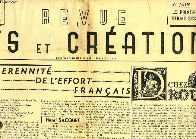 REVUE DES ARTS ET CREATIONS, 2e ANNEE, N.S., N° 13, JUIN 1947