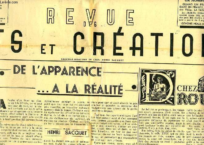 REVUE DES ARTS ET CREATIONS, 2e ANNEE, N.S., N 24, SEPT. 1947