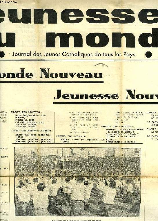 JEUNESSES DU MONDE, 2e ANNEE, N 6, DEC. 1935, JOURNAL DES JEUNES CATHOLIQUES DE TOUS LES PAYS