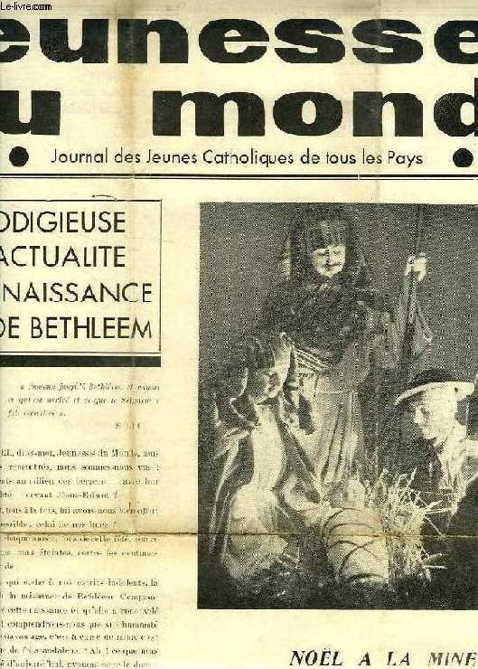 JEUNESSES DU MONDE, 2e ANNEE, N 7, JAN. 1936, JOURNAL DES JEUNES CATHOLIQUES DE TOUS LES PAYS