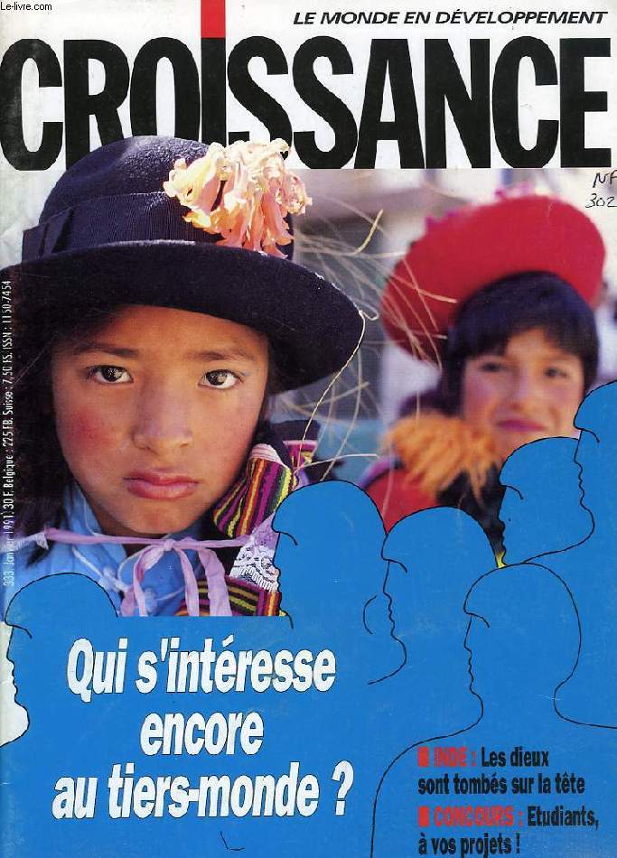 CROISSANCE, LE MONDE EN DEVELOPPEMENT, 1991-1998, 69 NUMEROS (INCOMPLET)