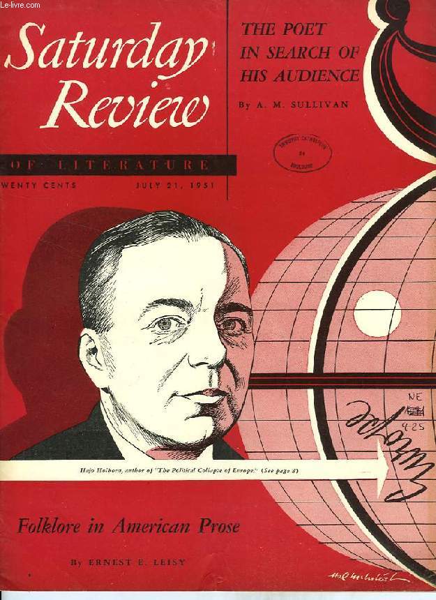 SATURDAY REVIEW OF LITERATURE, JULY 21, 1951