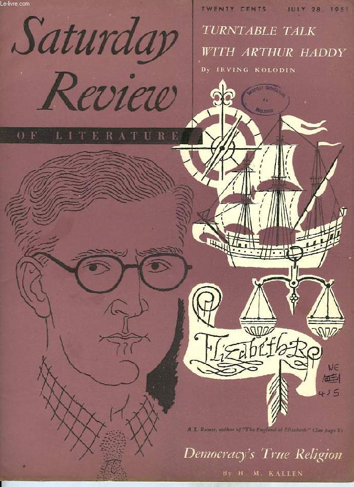 SATURDAY REVIEW OF LITERATURE, JULY 28, 1951