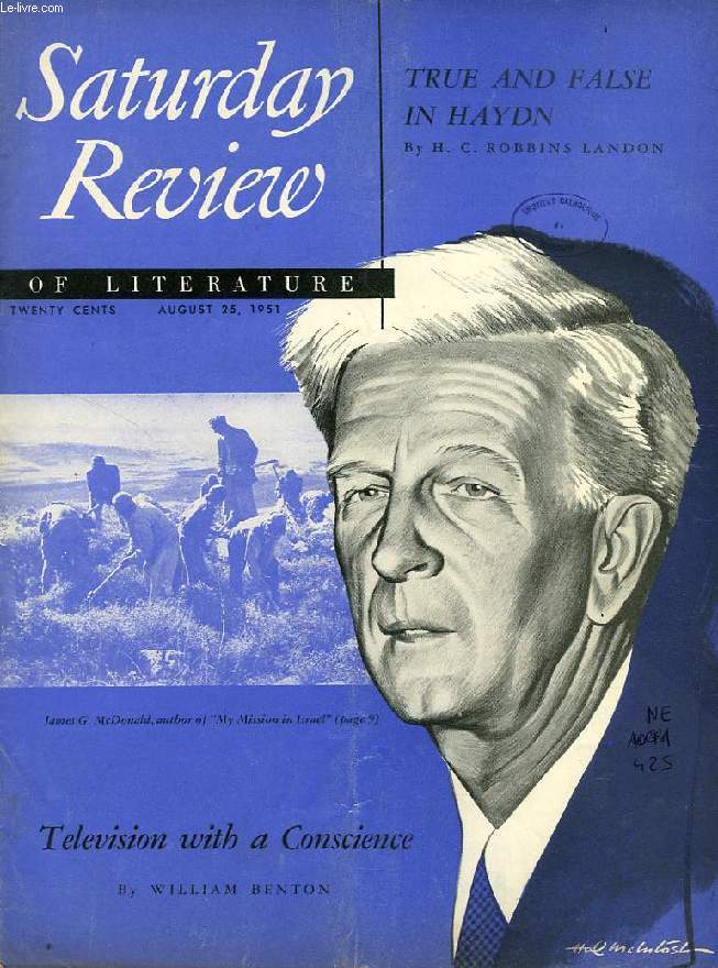 SATURDAY REVIEW OF LITERATURE, AUGUST 25, 1951