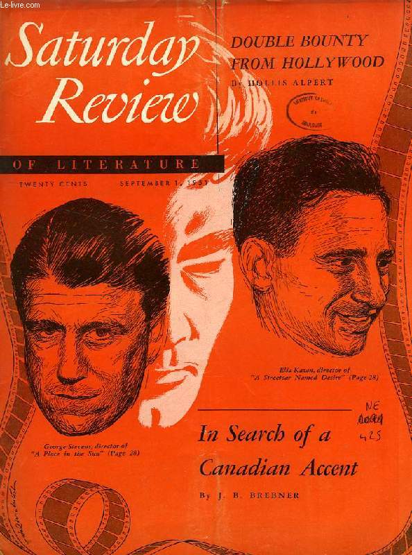 SATURDAY REVIEW OF LITERATURE, SEPT. 1, 1951