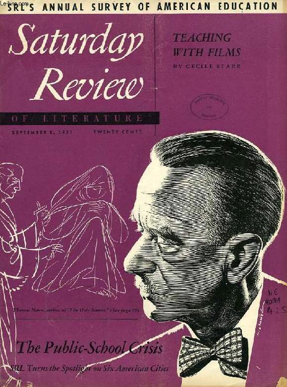SATURDAY REVIEW OF LITERATURE, SEPT. 8, 1951