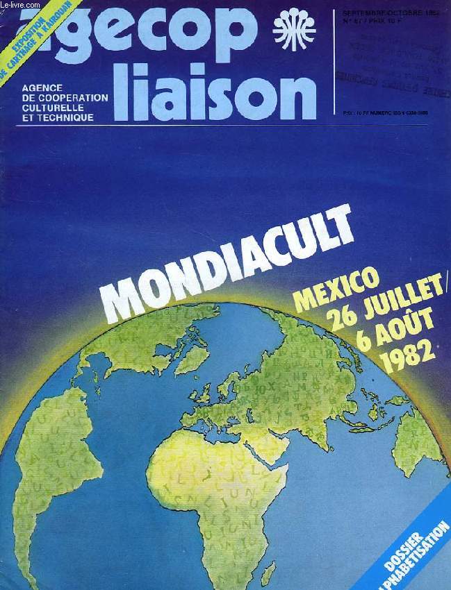 AGECOP LIAISON, N 67, SEPT.-OCT. 1982