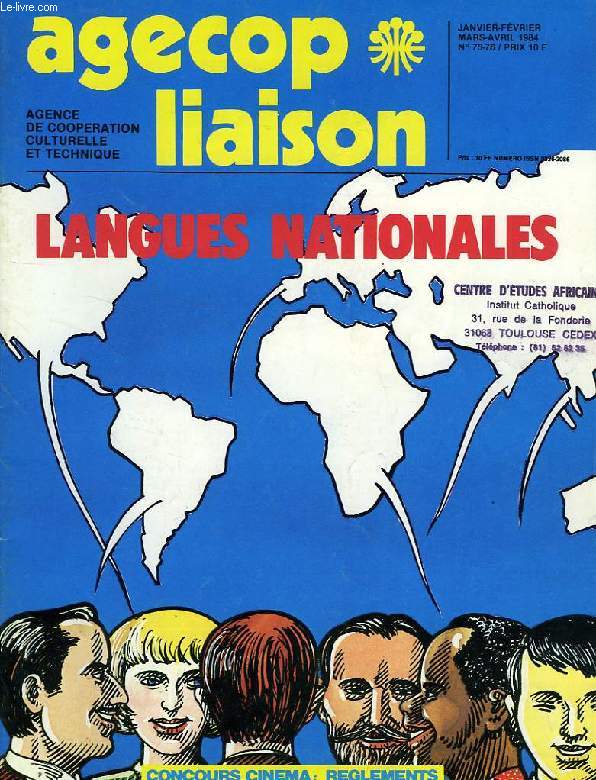 AGECOP LIAISON, N 75-76, MARS-AVRIL 1984