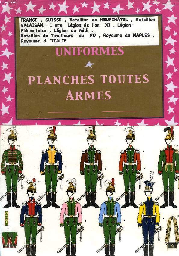 UNIFORMES, PLANCHES TOUTES ARMES (DOSSIER)