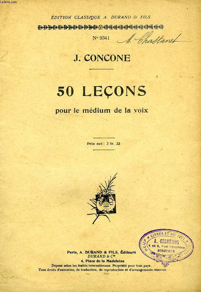 50 LECONS POUR LE MEDIUM DE LA VOIX