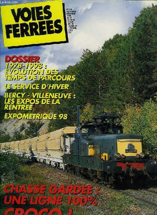 VOIES FERREES, N 110, NOV.-DEC. 1998