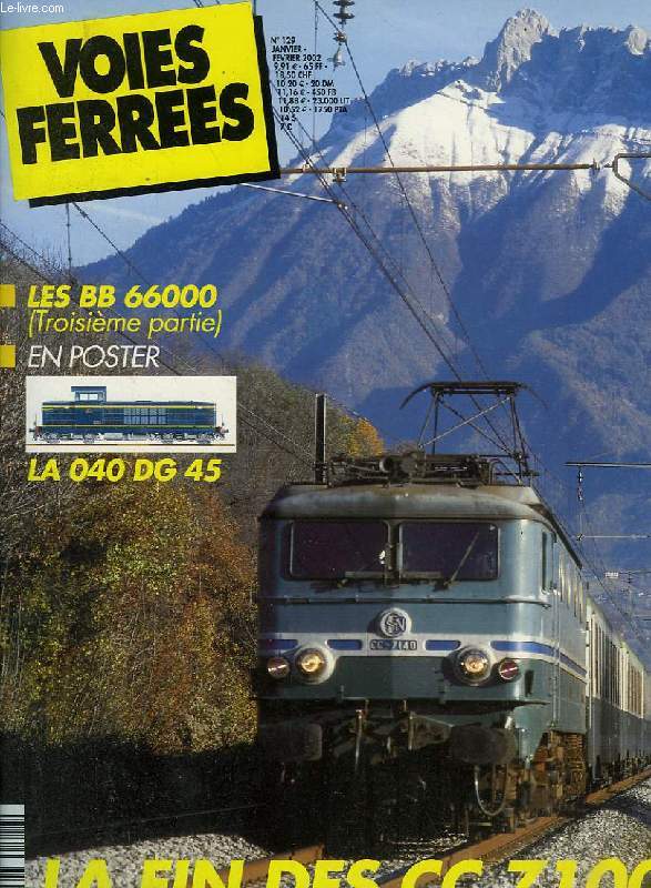 VOIES FERREES, N 129, JAN.-FEV. 2002
