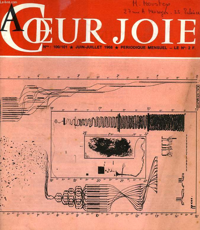 A COEUR JOIE, N 100-101, JUIN-JUILLET 1968