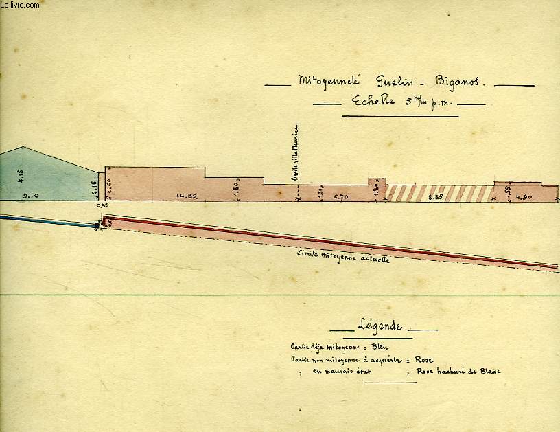 DOSSIER, DOCUMENTS DIVERS ET LETTRES, CHANTIER DE BIGANOS (GIRONDE)