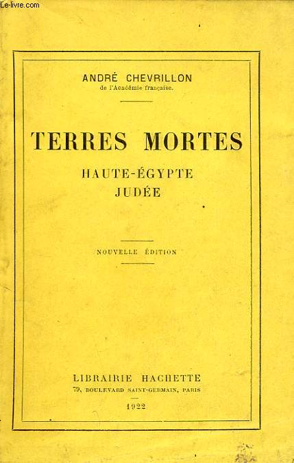 TERRES MORTES, HAUTE-EGYPTE, JUDEE