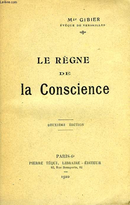 LE REGNE DE LA CONSCIENCE