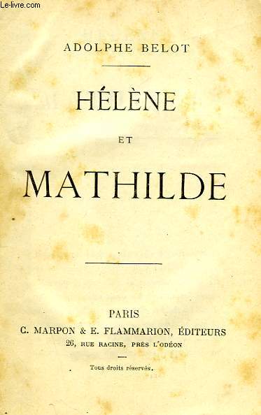 HELENE ET MATHILDE