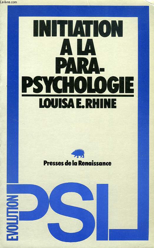 INITIATION A LA PARAPSYCHOLOGIE