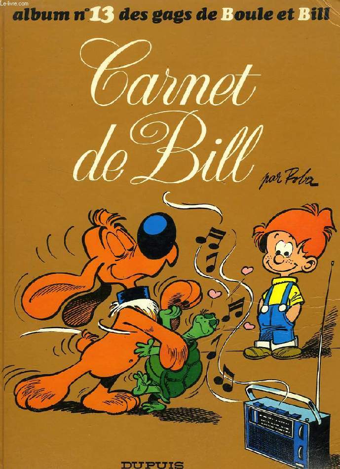 BOULE ET BILL, N 13, CARNET DE BILL