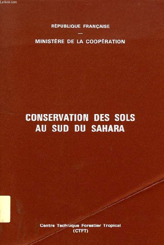 CONSERVATION DES SOLS AU SUD DU SAHARA