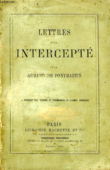 LETTRES D'UN INTERCEPTE