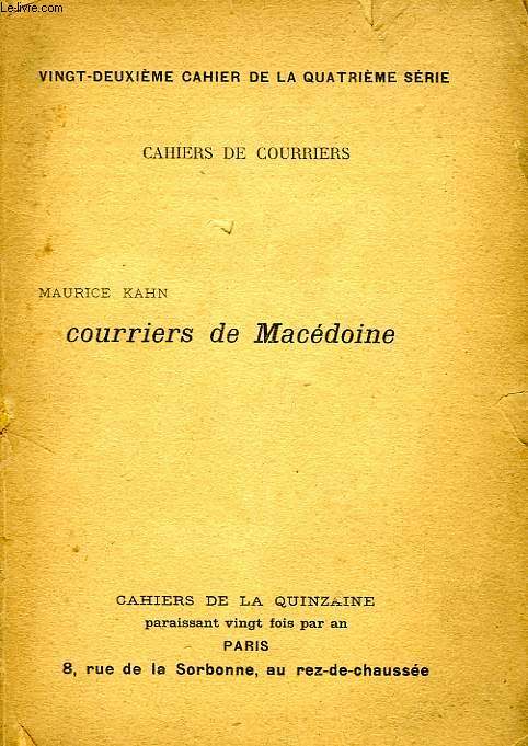 COURRIERS DE MADEDOINE