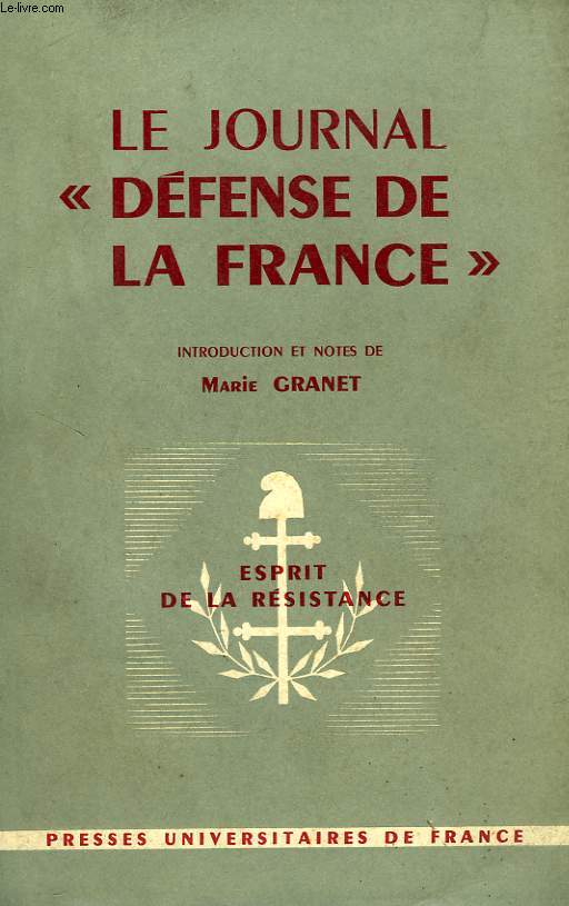 LE JOURNAL 'DEFENSE DE LA FRANCE'