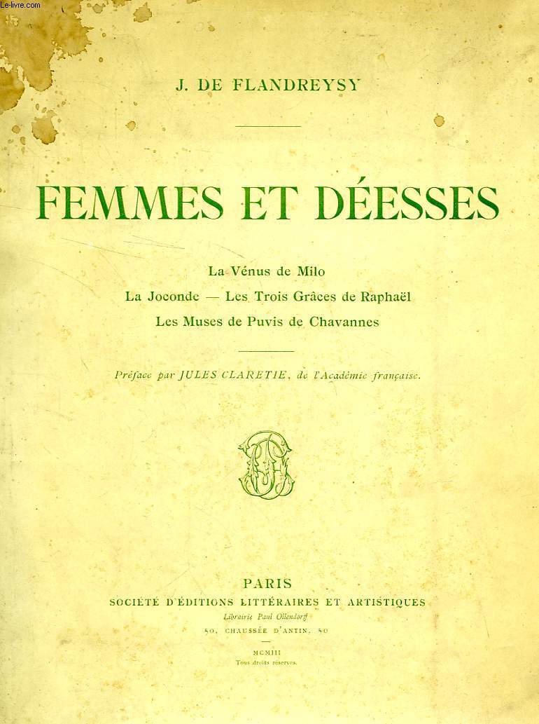 FEMMES ET DEESSES