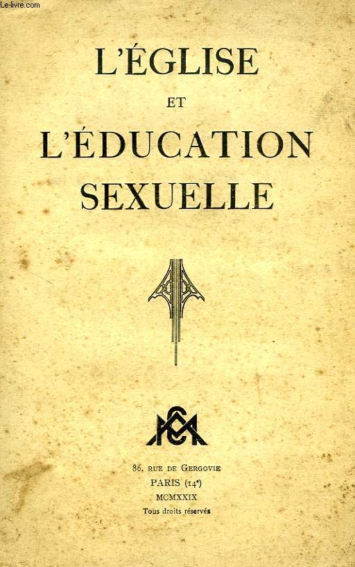 L'EGLISE ET L'EDUCATION SEXUELLE