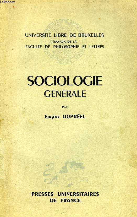 SOCIOLOGIE GENERALE