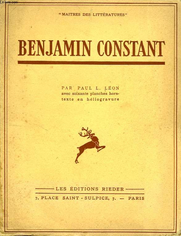 BENJAMIN CONSTANT