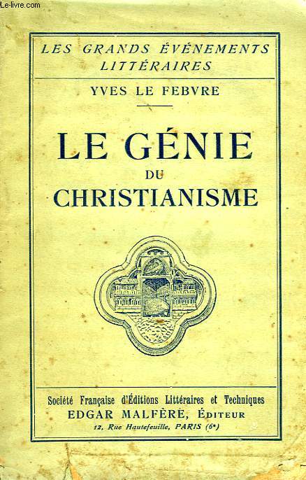 LE GENIE DU CHRISTIANISME