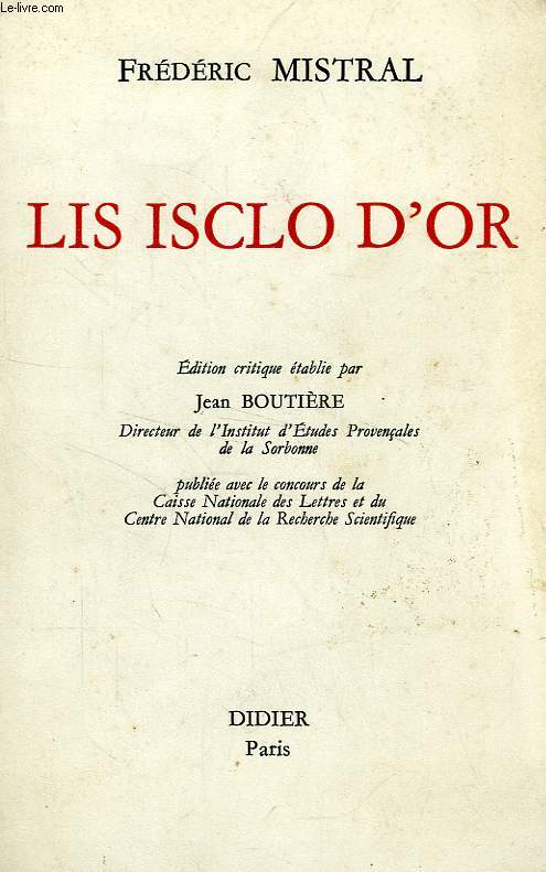 LIS ISCLO D'OR (LES ILES D'OR), TOME II