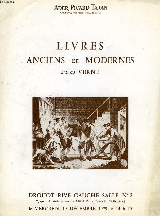 LIVRES ANCIENS ET MODERNES, JULES VERNE (CATALOGUE)