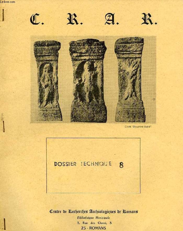 C.R.A.R., DOSSIER TECHNIQUE, N 8, 1966