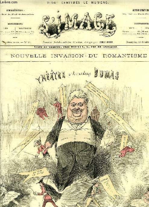 L'IMAGE, 1re ANNEE, N 20, 20 OCT. 1867, JOURNAL HEBDOMADAIRE ILLUSTRE