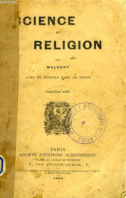 SCIENCE ET RELIGION