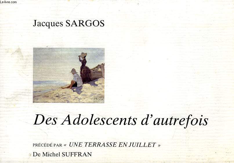 DES ADOLESCENTS D'AUTREFOIS