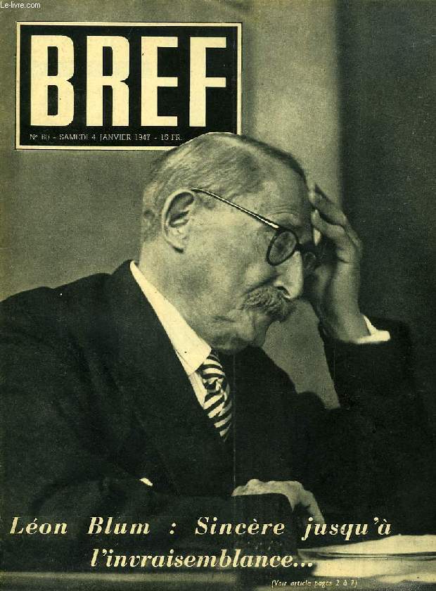 BREF, 3e ANNEE, N 60, JAN. 1947