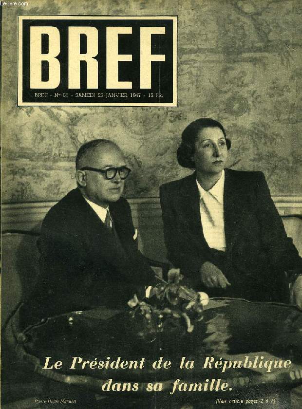 BREF, 3e ANNEE, N 63, JAN. 1947