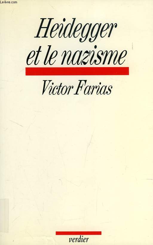 HEIDEGGER ET LE NAZISME