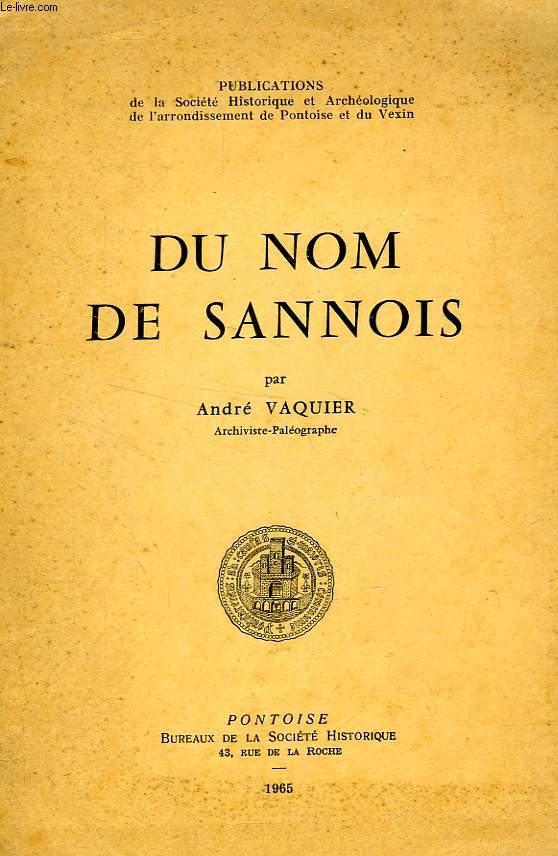 DU NOM DE SANNOIS