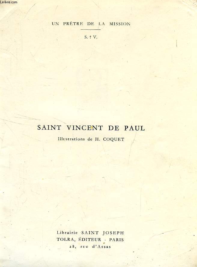 SAINT VINCENT DE PAUL