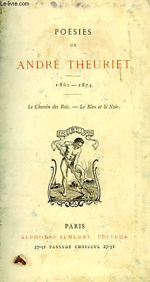 POESIES DE ANDRE THEURIET, 1860-1874