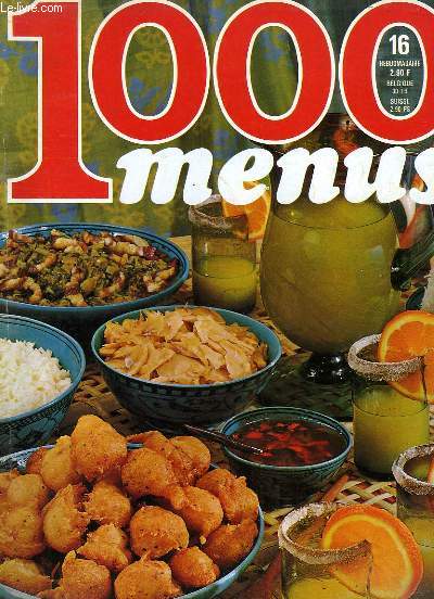 1000 MENUS, N 16