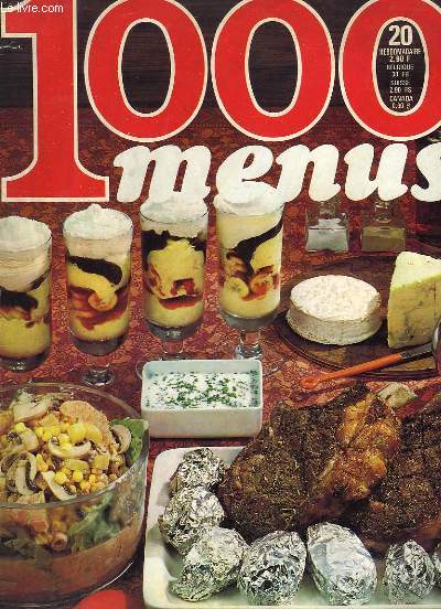1000 MENUS, N 20