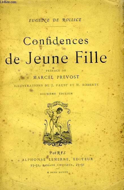 CONFIDENCES DE JEUNE FILLE