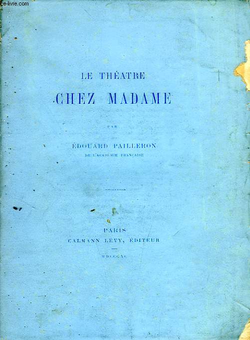 LE THEATRE CHEZ MADAME