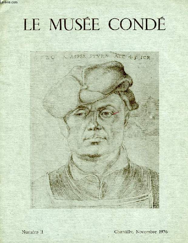 LE MUSEE CONDE, N 11, NOV. 1976